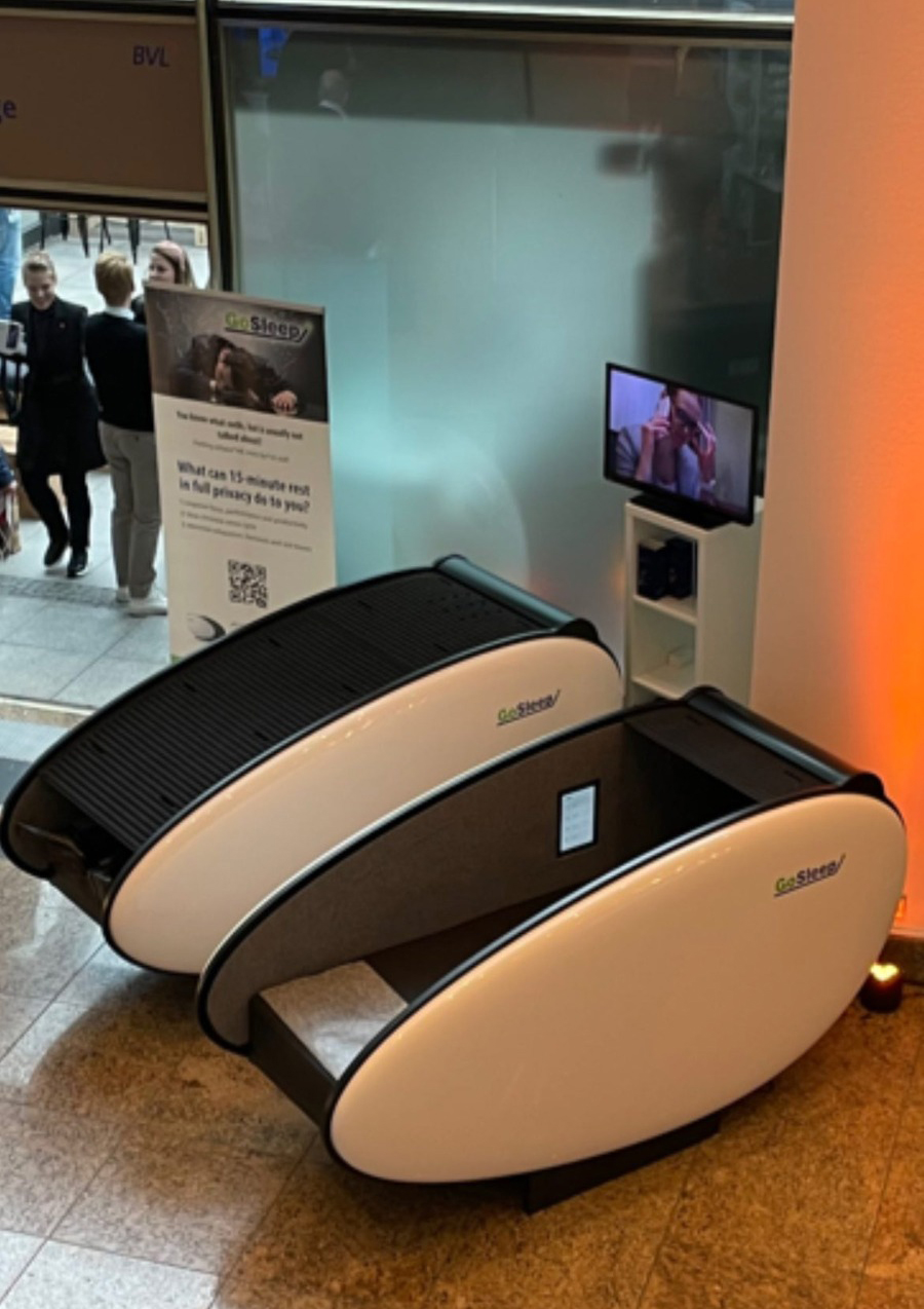 cabinas de relajación, cabinas de recuperación, gosleep, neuroenergy